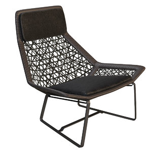 outdoor wicker chair maia 3d max