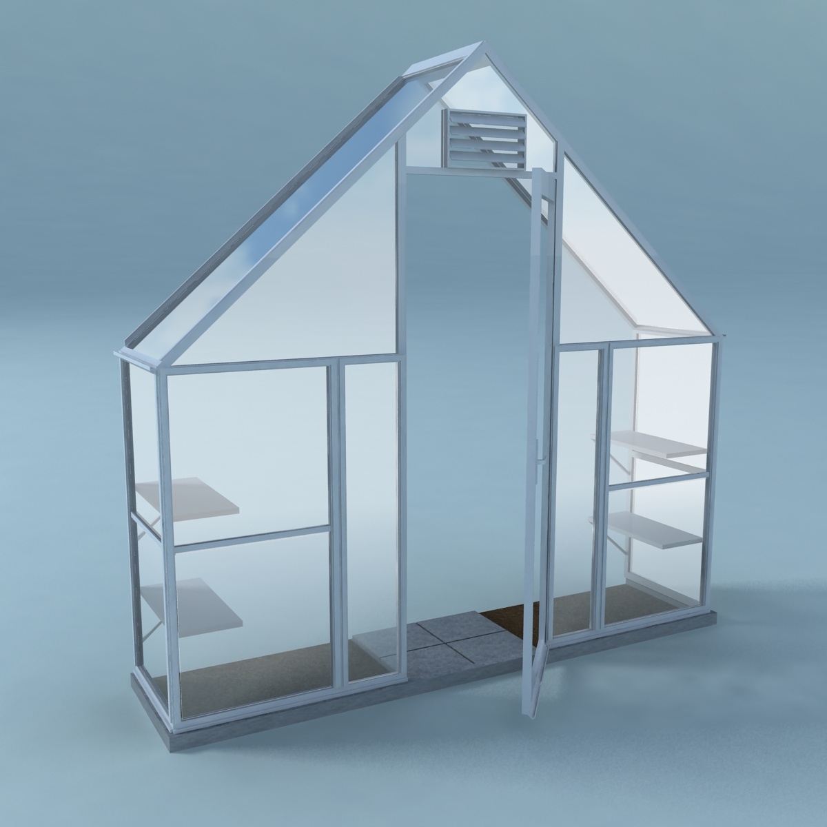 3d model greenhouse house