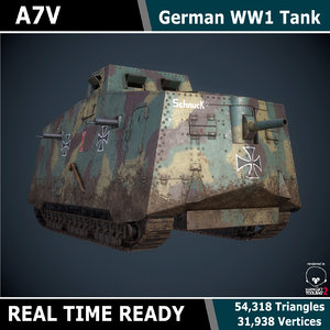 3d model real time ready a7v
