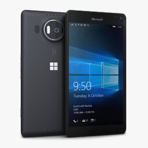 microsoft lumia 950 xl 3d c4d
