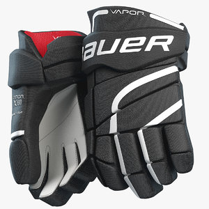 3d model bauer vapor hockey gloves