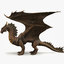 copper dragon 3d model