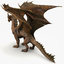 copper dragon 3d model