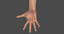 rig hand male 3d c4d