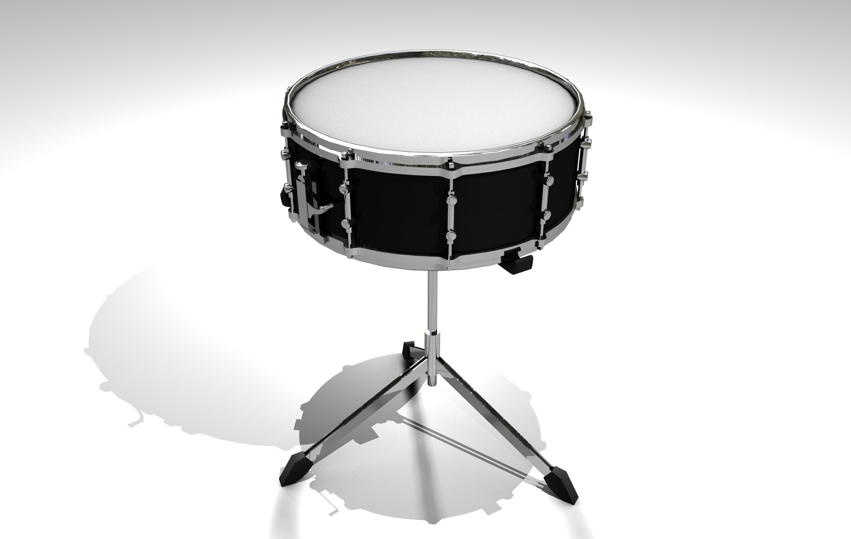 drum set 3d model