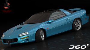 3d model chevrolet camaro ss 2001