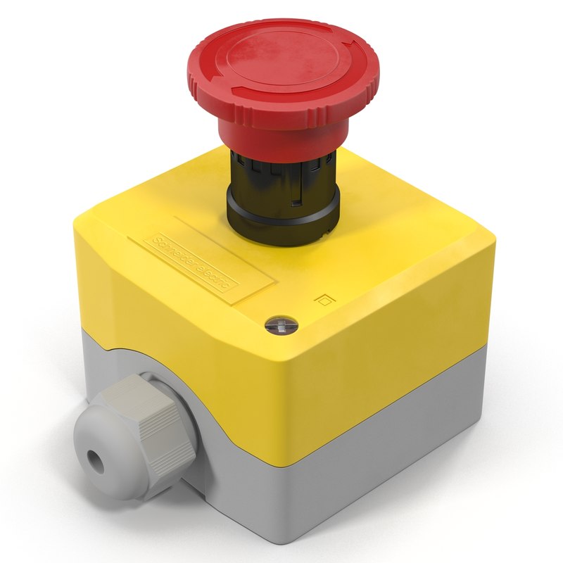 3d industrial push button switch