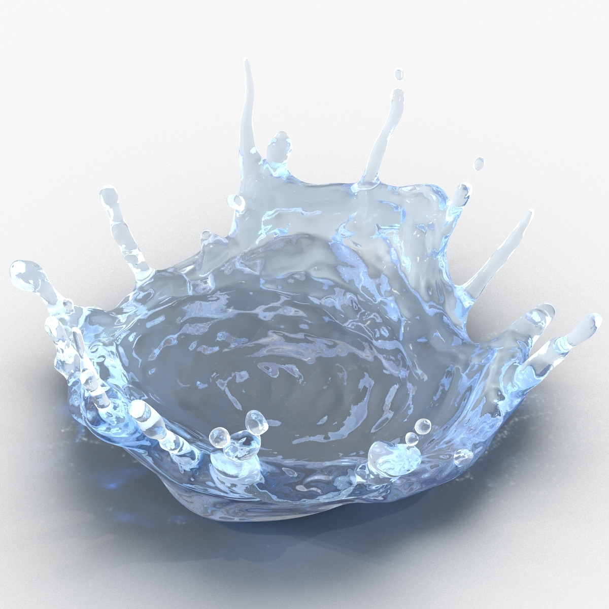 3ds max water splash