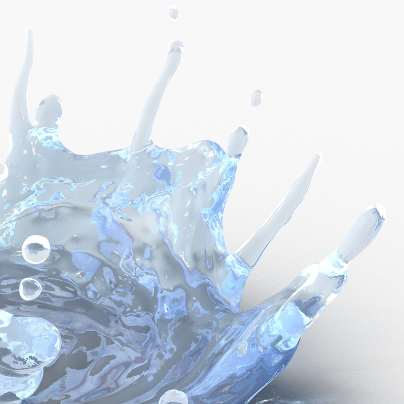 3ds max water splash