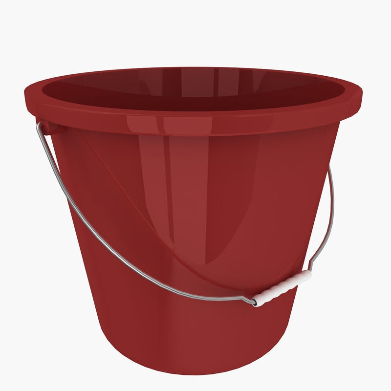 plastic bucket shovel 3ds