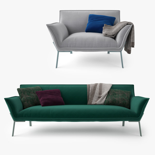 3d model jardan lewis sofa armchair