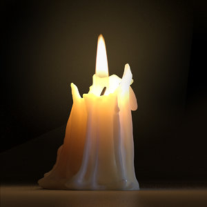 maya candle modeled light