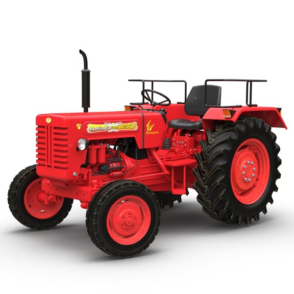 tractor mahindra 395 di 3d model