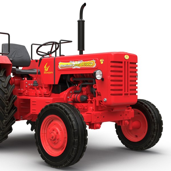 tractor mahindra 395 di 3d model