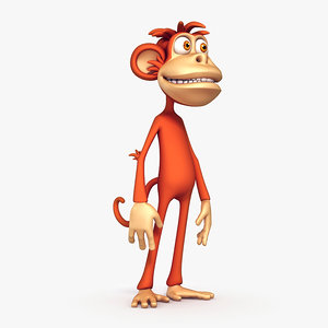3d model monkey animation