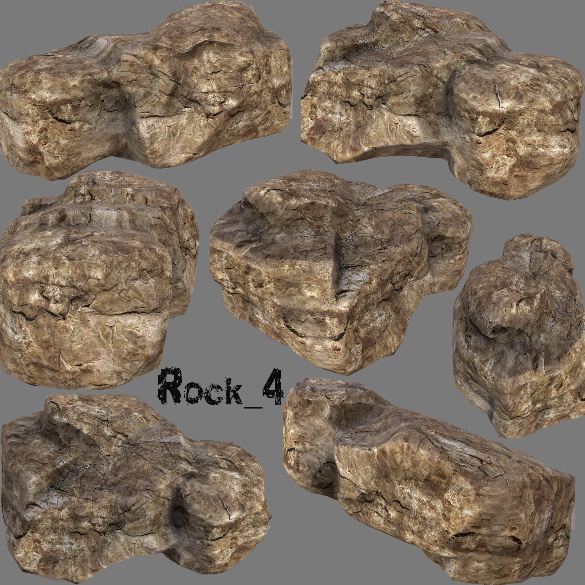 石头23d模型