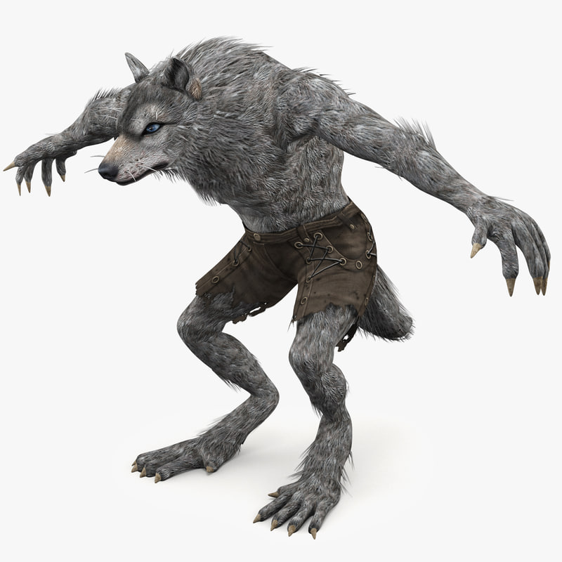 3d model werewolf creature