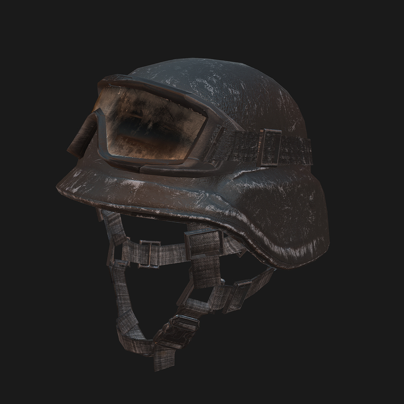 kevlar helmet soldier 3d model