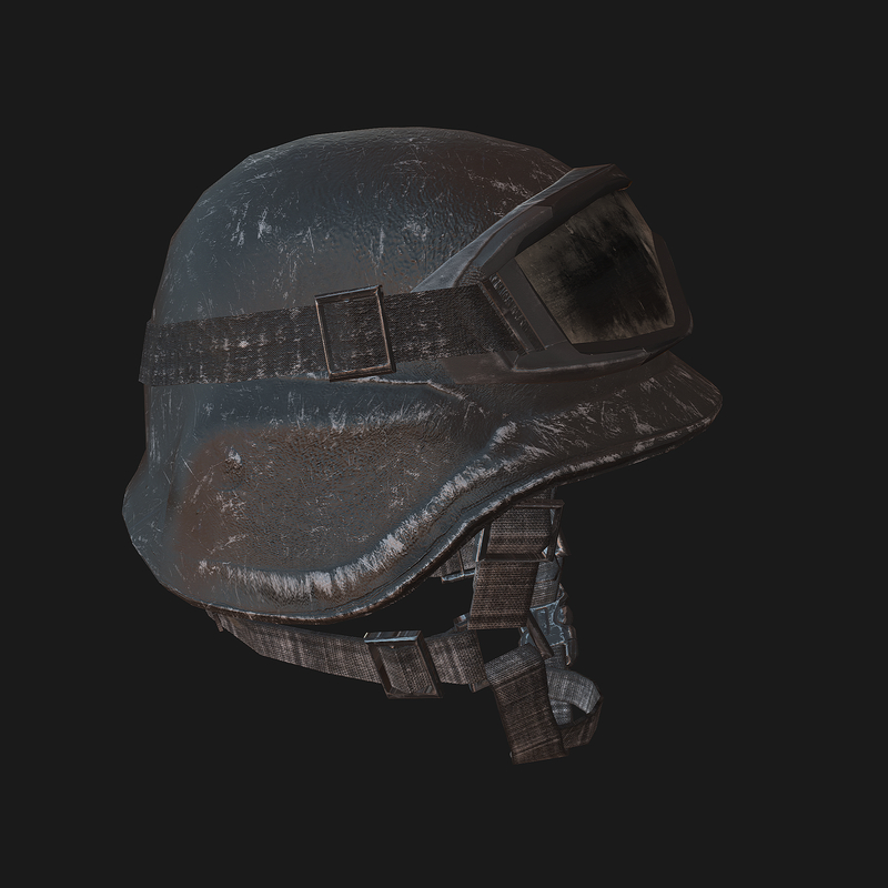 kevlar helmet soldier 3d model