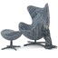 3d egg chair model