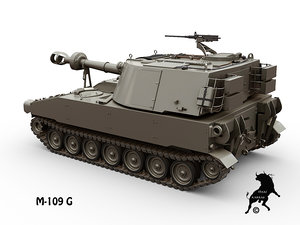 gun m-109 3d model