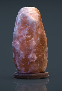 real himalayan stone salt 3d model