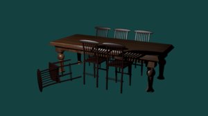 free table 3d model