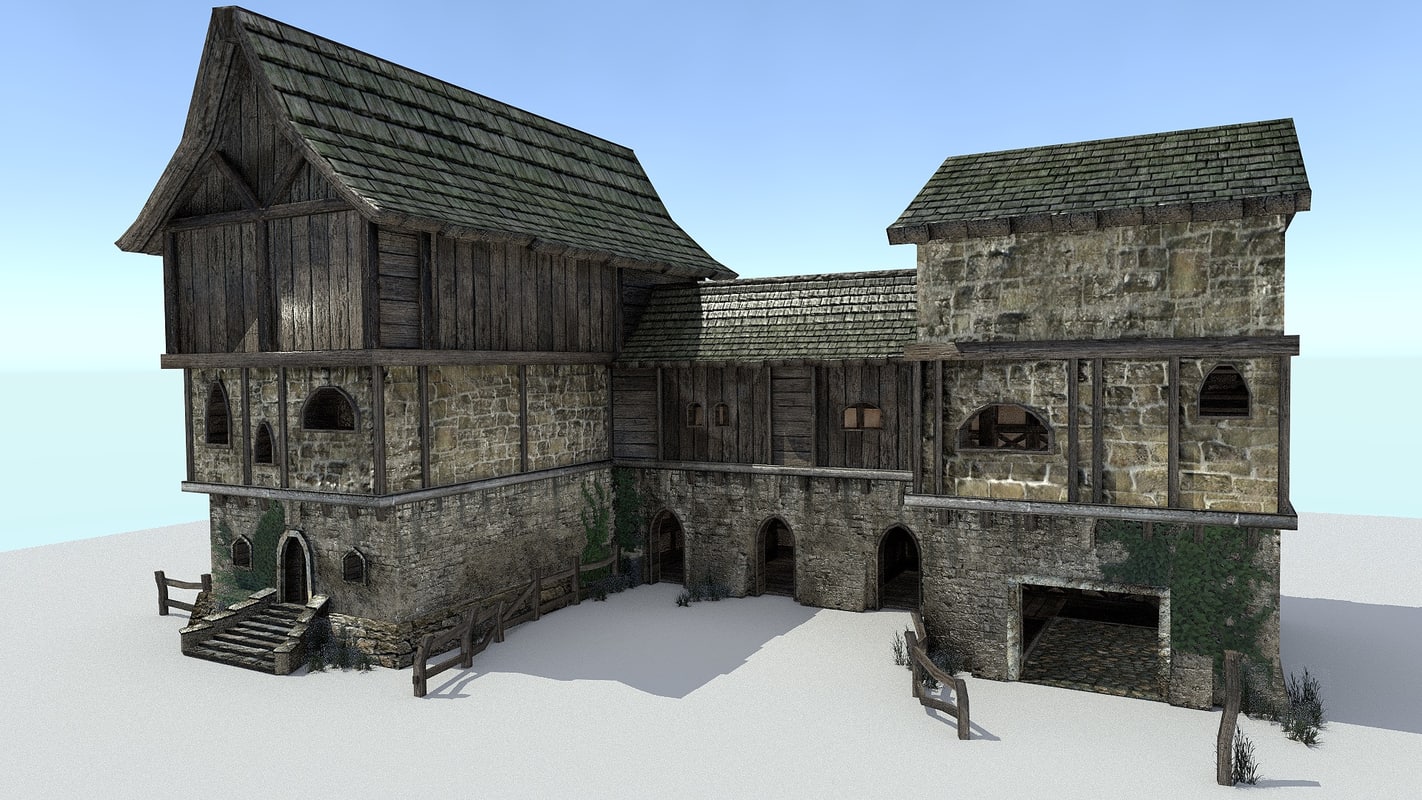 3ds-max-storehouse-medieval-city