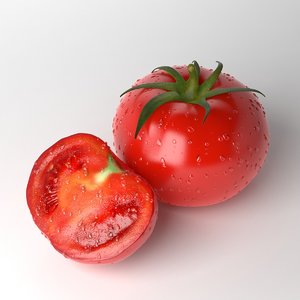 photorealistic tomato realistic 3d model
