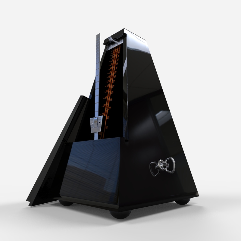 metronome 3d model
