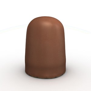 3d chocolate marshmallow