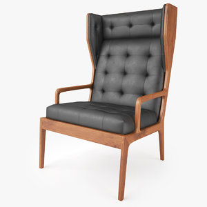 james uk wingback chair 3d max