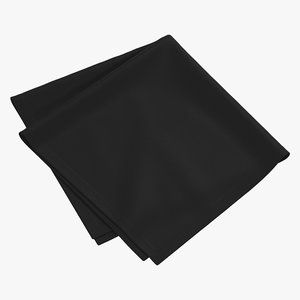 c4d black napkin