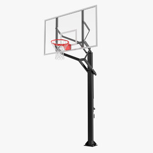 basketball ball basket 3d model