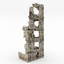 3d model ruins building