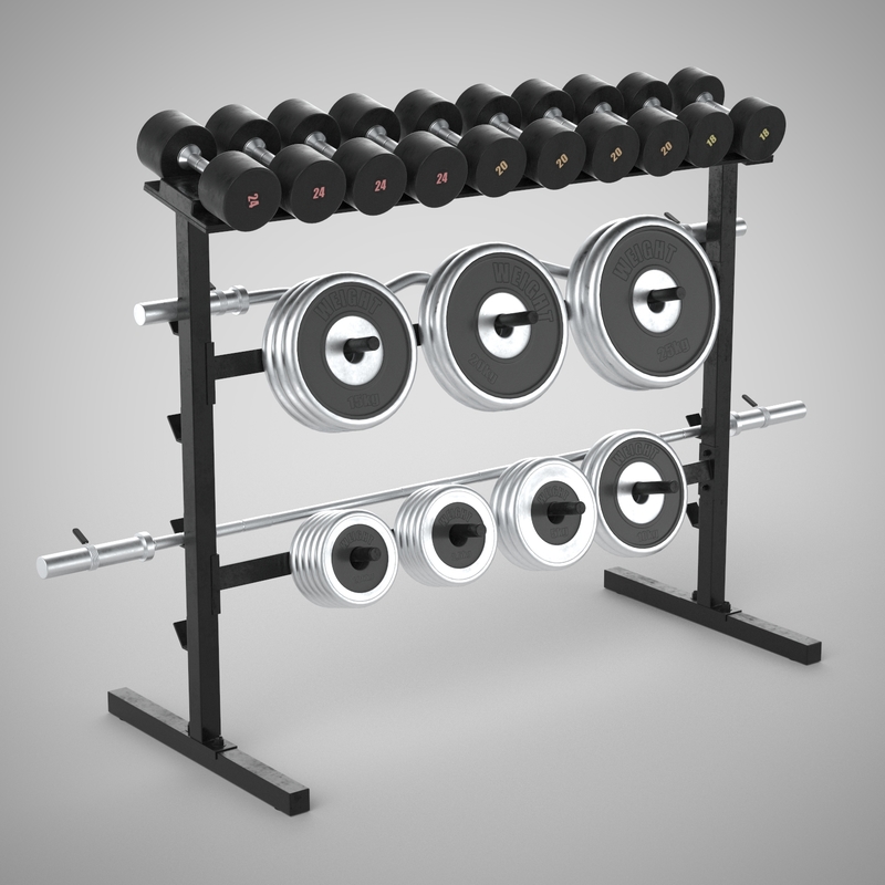 max barbell weight rack