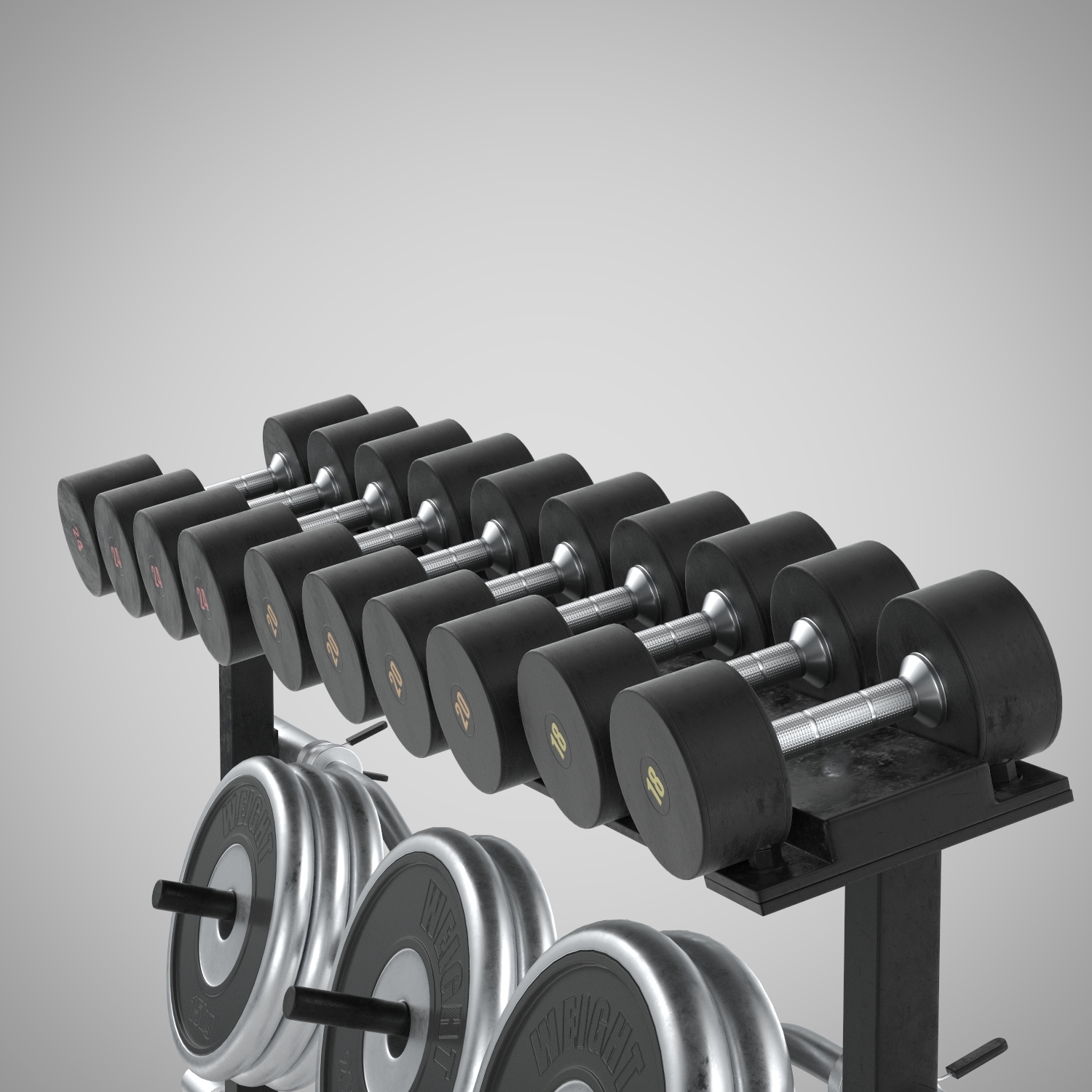 max barbell weight rack