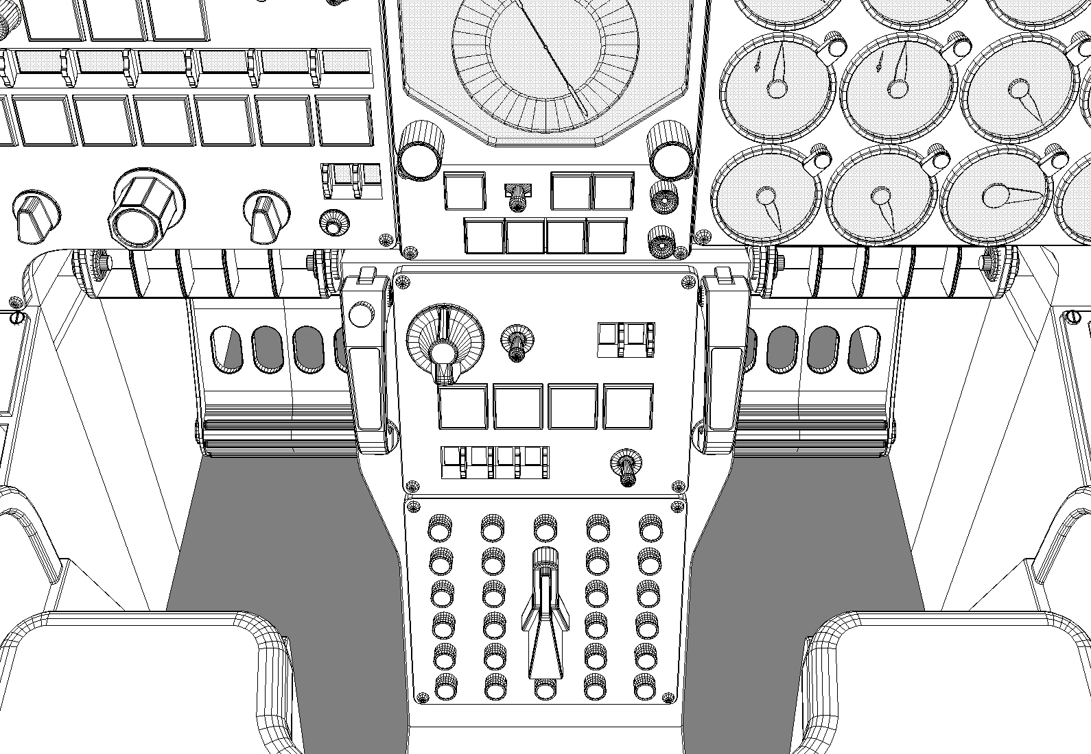 3ds max a-10 thunderbolt cockpit