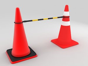 3d traffic cone model