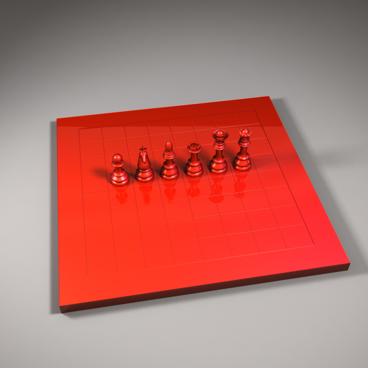 chess rook board 3d max