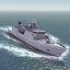 zeven provincian class frigate 3d model