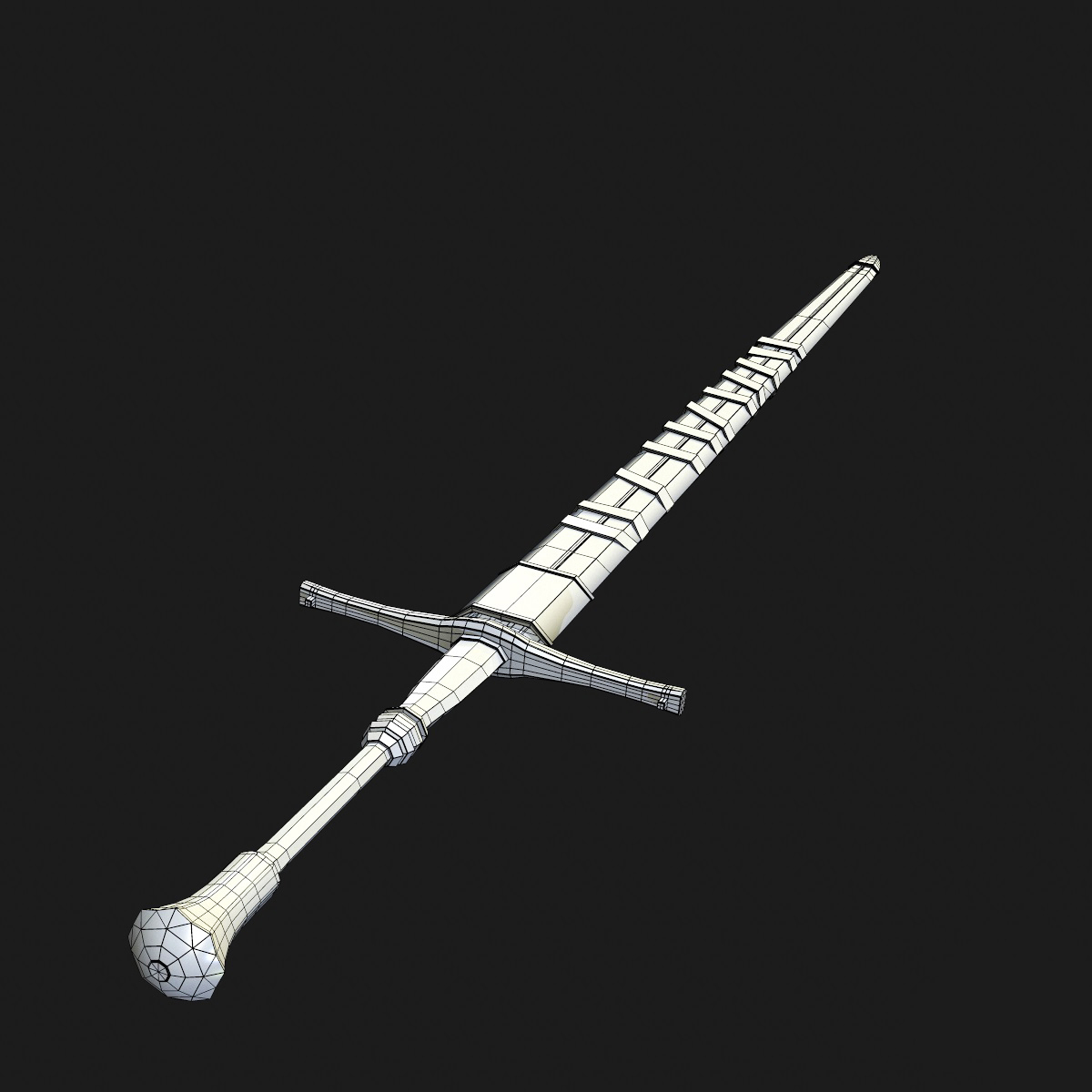 铁长剑3d模型