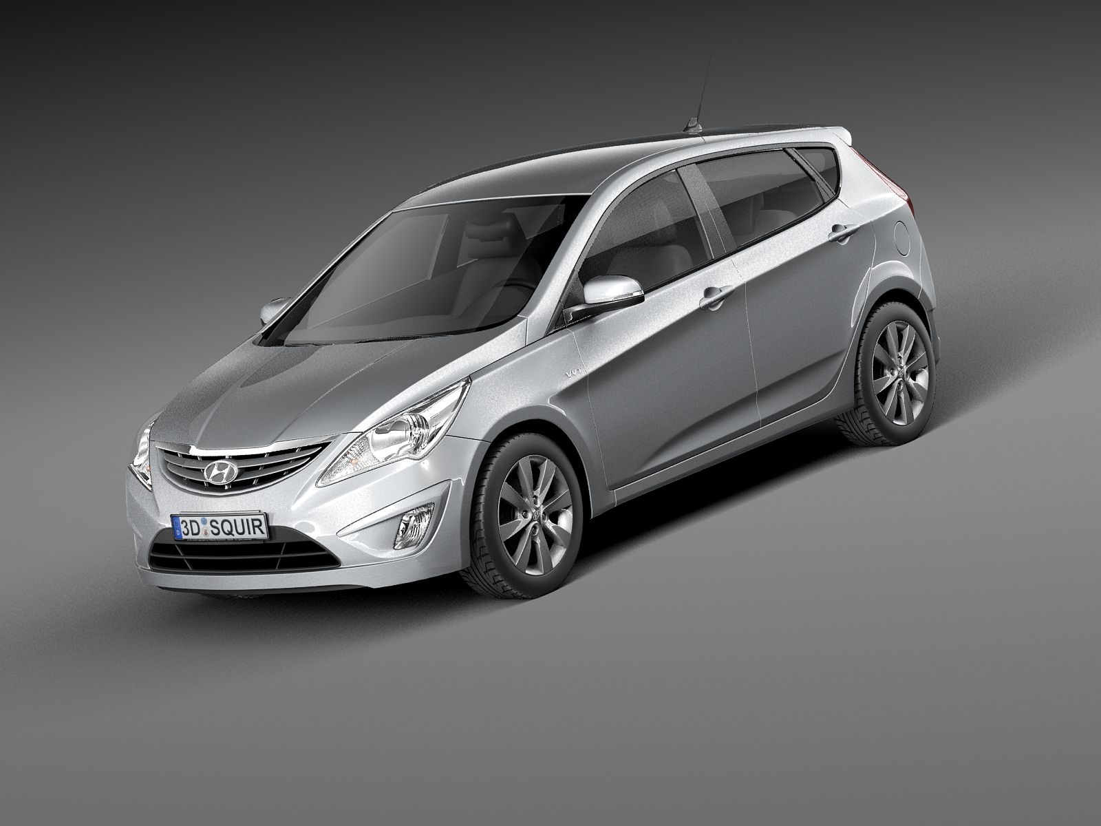 Hyundai verna 3d model