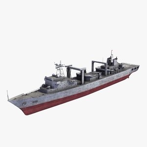 3d type 903 replenishment ship model