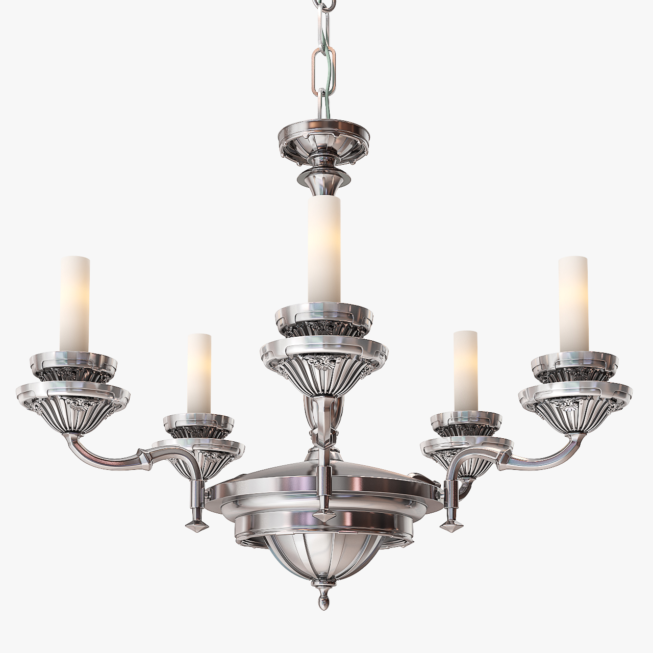 3ds max chandelier light
