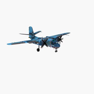 3d model of tracker aircraft