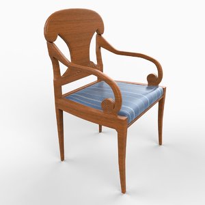 3d english chair furniture