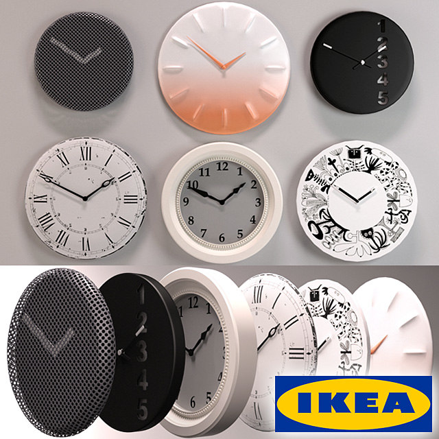 modelo 3d Relojes de pared IKEA TurboSquid 979653