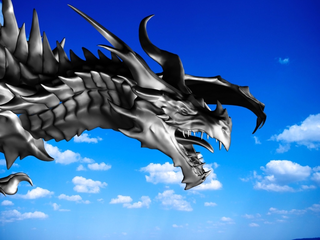 Dragon Alduin Skyrim 3d Max