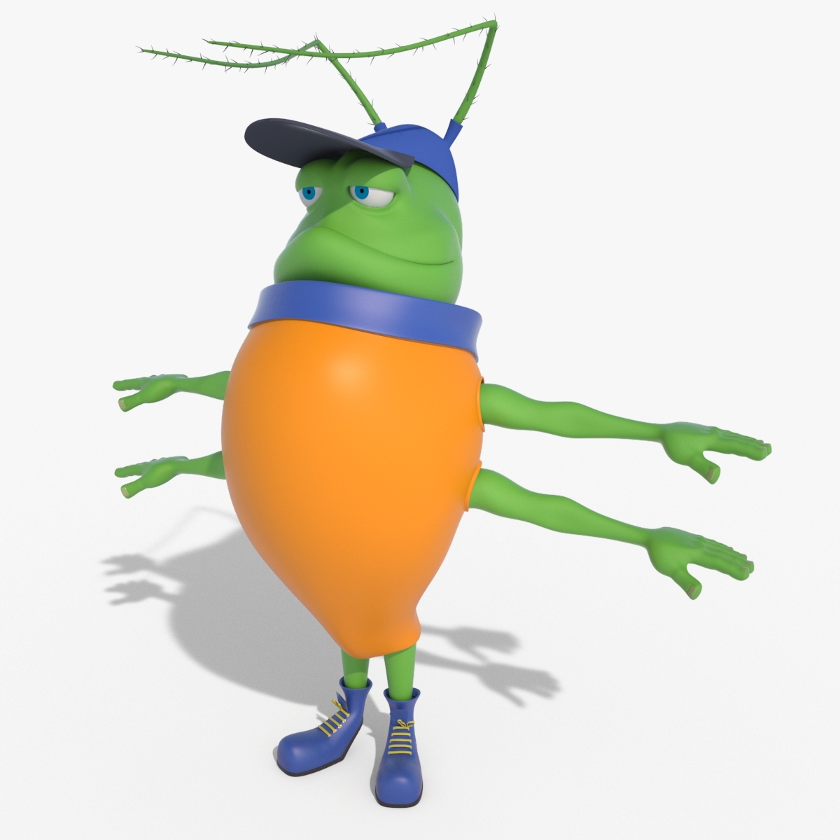 Cartoon Character 3d Max